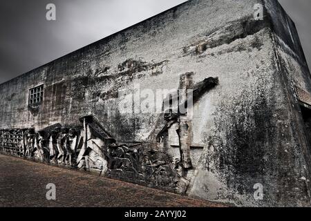 Mahnmal Bittermark, Gedenkort, Deutschland, Nordrhein-Westfalen, Ruhrgebiet, Dortmund Stockfoto