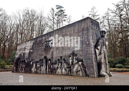 Mahnmal Bittermark, Gedenkort, Deutschland, Nordrhein-Westfalen, Ruhrgebiet, Dortmund Stockfoto
