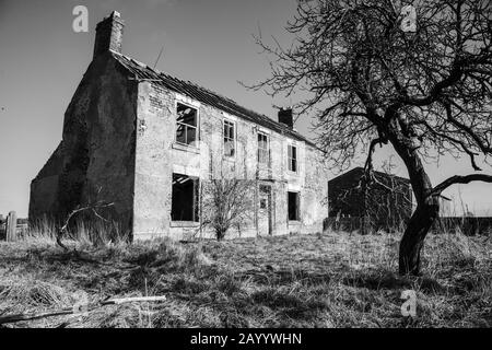 Alte Bauernhäuser, Wynyard, Teesside Stockfoto