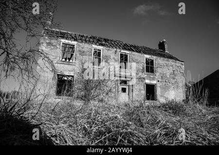 Alte Bauernhäuser, Wynyard, Teesside Stockfoto