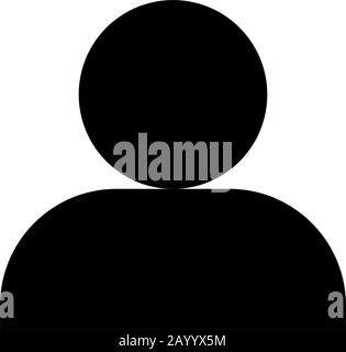 Designvektor für Benutzersymbole Stock Vektor