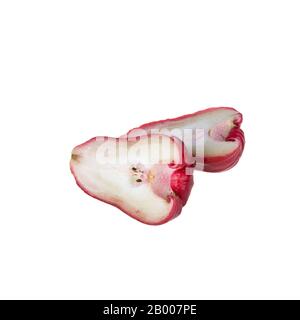 rosenapfel oder rosenapfel-frucht auf dem Hintergrund neu Stockfoto