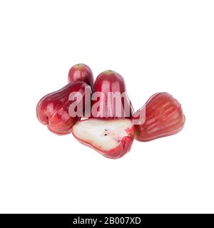 rosenapfel oder rosenapfel-frucht auf dem Hintergrund neu Stockfoto