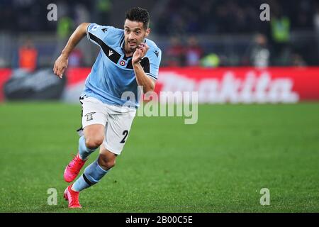 Jony von Lazio im Einsatz während des italienischen Champions-Serie-A-Fußballspiels zwischen SS Lazio und dem FC Internazionale am 16. Februar 2020 im Stadio Olimpico in Rom, Italien - Foto Federico Proietti/ESPA-Images Stockfoto