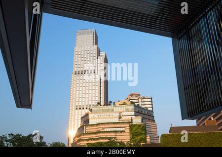 Rosewood Hotel und K11 Atelier, Tsim Sha Tsui, Kowloon, Hongkong Stockfoto