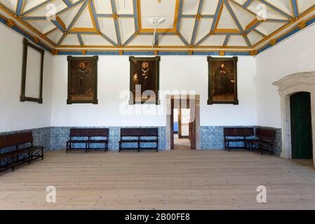 St. Martin von Tibaes Kloster, Eingangshalle, Braga, Minho, Portugal Stockfoto