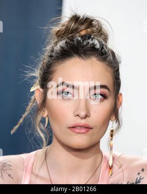 Beverly HILLS, LOS ANGELES, KALIFORNIEN, USA - 9. FEBRUAR: Paris Jackson kommt zur Oscar-Party der Vanity Fair 2020 im Wallis Annenberg Center for the Performing Arts am 9. Februar 2020 in Beverly Hills, Los Angeles, Kalifornien, USA. (Foto von Xavier Collin/Image Press Agency) Stockfoto