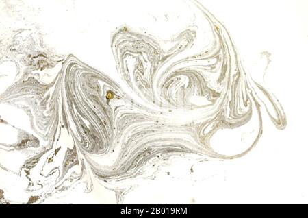 Marmor abstrakte Acryl Hintergrund. Art Marmorierung artwork Textur. Stockfoto