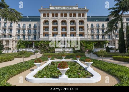 Kempinski Palace Hotel, erstklassiges Hotel in Portoroz, Slowenien. Stockfoto