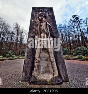 Mahnmal Bittermark, Gedenkort, Deutschland, Nordrhein-Westfalen, Ruhrgebiet, Dortmund Stockfoto
