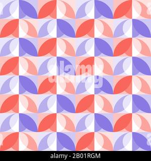 Geometrisches, von Natur inspiriertes Design. Zeitloses, nahtloses Muster für Textil, Tapete, Verpackungspapier, Ausdrucke, Oberflächendesign, Einlage, Parkett, Webbackg Stock Vektor