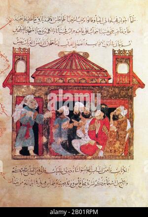 Irak: Miniaturmalerei Von Yahya Ibn Mahmud Al-Wasiti, 1237 N. Chr ...