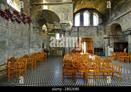 Griechenland, in der alten Kirche Panagia Kosmosotira in Feres Stockfoto