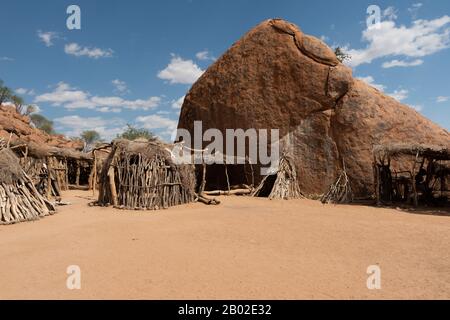 Damaraland, lebendiges Museum, Namibia Stockfoto