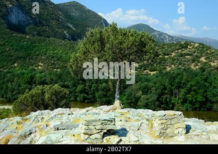 Griechenland, Nestos-Schlucht in Eastmacedonia Stockfoto