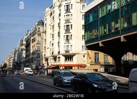 Rue de Renard, Paris Stockfoto