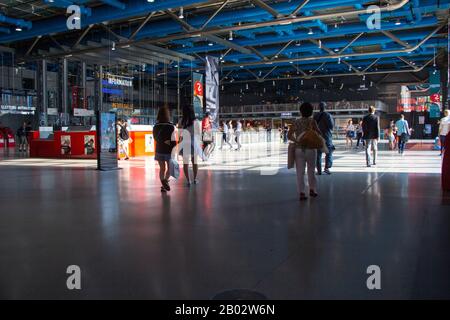 Centre Pompidou, Paris Stockfoto