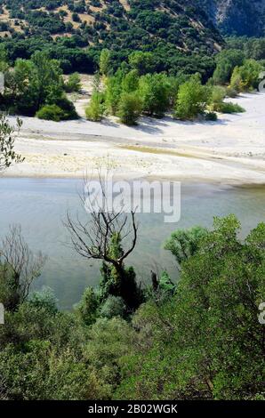 Griechenland, Nestos-Schlucht in Eastmacedonia Stockfoto