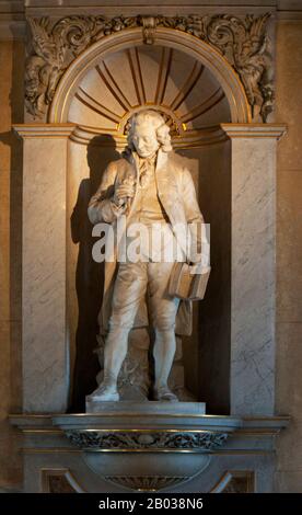 Carl Linnaeus, auch bekannt nach seiner Anbetung als Carl von Linné, war ein schwedischer Botaniker, Arzt und Zoologe, der die Grundlagen für das moderne biologische Benennungsschema der binomialen Nomenklatur legte. Er ist als Vater der modernen Taxonomie bekannt und gilt auch als einer der Väter der modernen Ökologie. Stockfoto