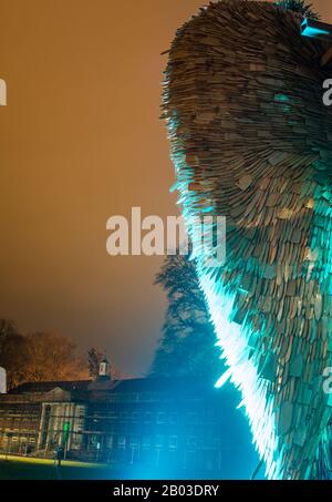 Messerengel In Newtown Powys/Oswestry Stockfoto