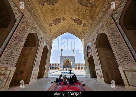 Historische Freitagsmoschee in Isfahan, Iran Stockfoto