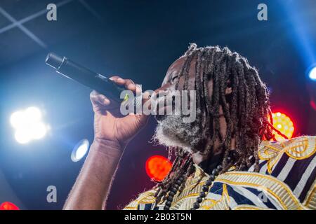 Tiken Jah Fakoly Sala Apolo Barcelona 2019 Stockfoto