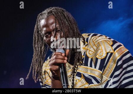 Tiken Jah Fakoly Sala Apolo Barcelona 2019 Stockfoto