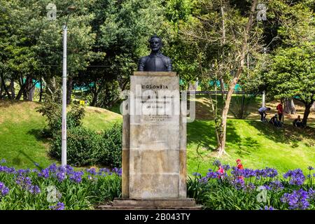 Olaya Herrera National Park in Bogotá, Kolumbien im Zentrum der Stadt, wurde am 16. Februar 2020 zum Nationaldenkmal erklärt Stockfoto