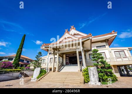 Japanischer Tempel in Bauru-Stadt. Die Stadt liegt im Bundesstaat São Paulo Stockfoto