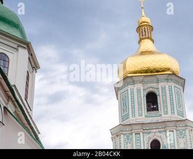 Bemerkenswerte Saint Sofia Kathedrale, Kiew, Ukraine Sommer Tag Stockfoto