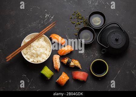 Japanische Gerichte Stockfoto