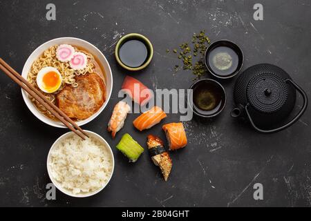 Japanische Gerichte Stockfoto