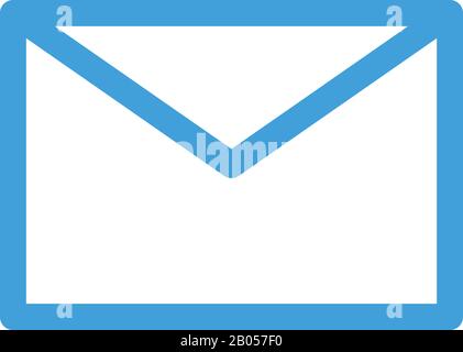 Umschlagsymbol. Vorlage für Liniendesign. Vektorgrafiken Stock Vektor