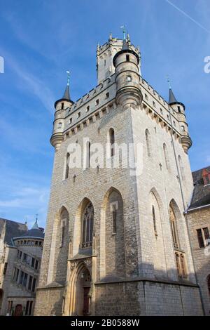 3. Juni 2019: Fassade des Schlosses Marienburg bei Hannover, Niedersachsen, Deutschland Stockfoto