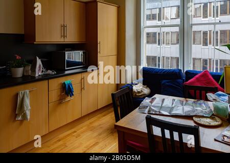 Edinburgh, Jul 11: Innenansicht eines airbnb-zimmers am 11. Juli 2011 in Edinburgh Stockfoto