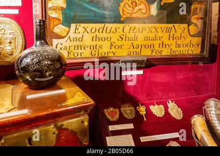 Edinburgh, Jul 11: Innenansicht eines örtlichen Museums am 11. Jul. 2011 in Edinburgh Stockfoto