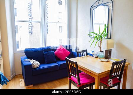 Edinburgh, Jul 11: Innenansicht eines airbnb-zimmers am 11. Juli 2011 in Edinburgh Stockfoto