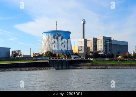 Vergnügungspark Wunderland Kalkar, ein ehemaliges Kernkraftwerk, Deutschland, Nordrhein-Westfalen, Niederrhein, Kalkar Stockfoto