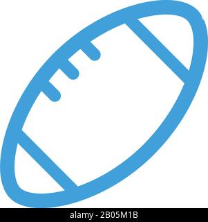 American Football - Symbolvorlage. Vektorgrafiken Stock Vektor