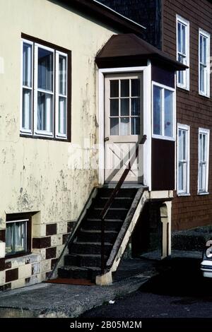 ST. PIERRE & MIQUELON ISL. (FRANZÖSISCHE INSELN), STADT ST. PIERRE, ARCHITEKTUR Stockfoto