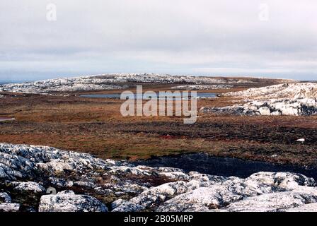 KANADA, NW-GEBIETE, HUDSON BAY, MARMORINSEL, LANDSCHAFT Stockfoto