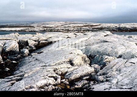 KANADA, NW-GEBIETE, HUDSON BAY, MARMORINSEL, LANDSCHAFT Stockfoto