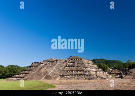 Arroyo-Gruppe von El Tajin, wichtigste archäologische Stätte im Nordosten Mesoamerikas, Maya-Ruinen, Veracruz, Mexiko, Mittelamerika Stockfoto