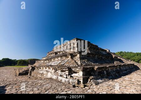 Arroyo-Gruppe von El Tajin, wichtigste archäologische Stätte im Nordosten Mesoamerikas, Maya-Ruinen, Veracruz, Mexiko, Mittelamerika Stockfoto