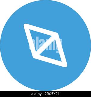 Designvorlage für Kompasssymbol. Vektorgrafiken Stock Vektor