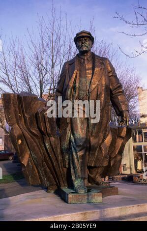 USA, WASHINGTON, SEATTLE, FREMONT, LENIN-STATUE Stockfoto