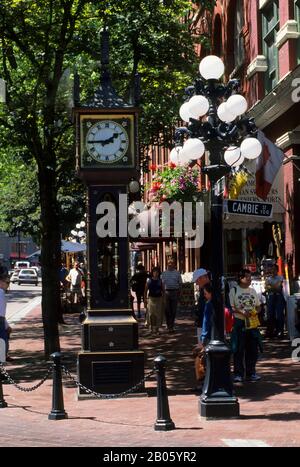 KANADA, BRITISH COLUMBIA, VANCOUVER, GASTOWN, STEAM CLOCK Stockfoto