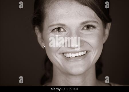 Frauen weibliche Mutter Weinte Tränen Des Glücks oder Der Traurigkeit Stockfoto