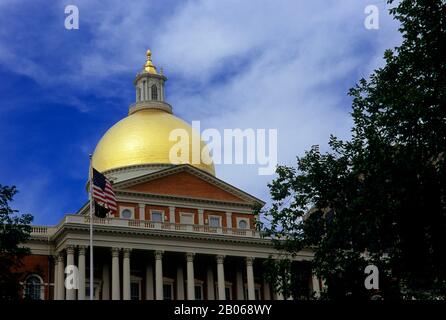 USA, MASSACHUSETTS, BOSTON, DOWNTOWN, STATE HOUSE Stockfoto