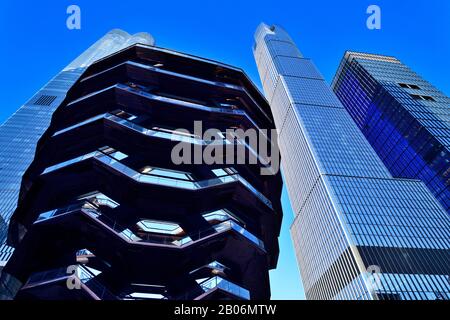 Das Schiff, begehbare Kunstwerke in den Hudson Yards des britischen Designers Thomas Heatherwick, Manhattan, New York City, New York State, USA Stockfoto